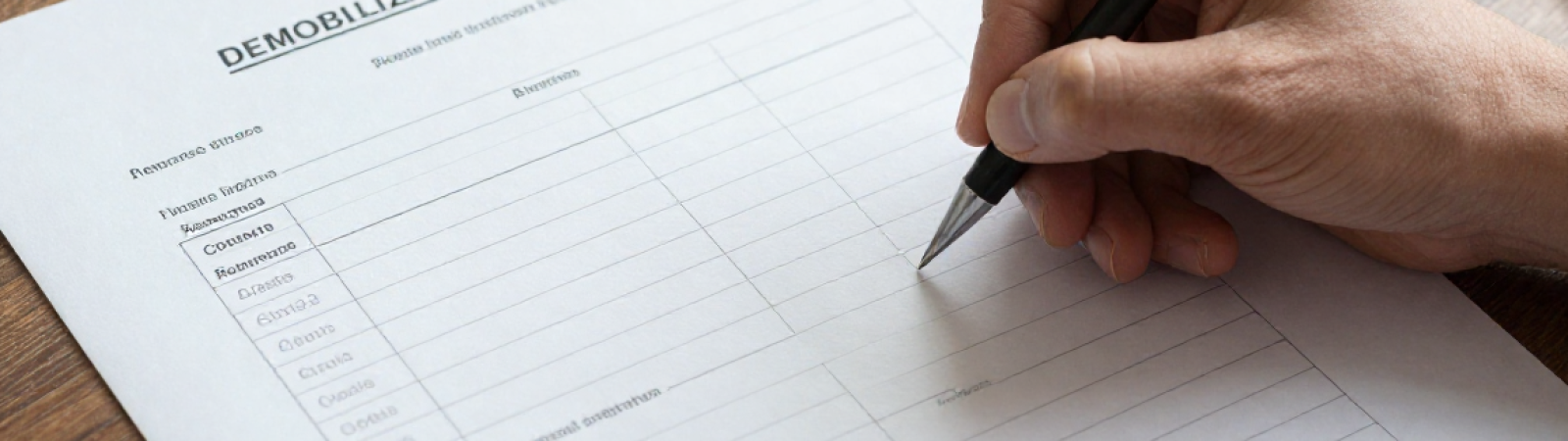 Consultoria Em Planos De Desmobilização E Encerramento De Obra